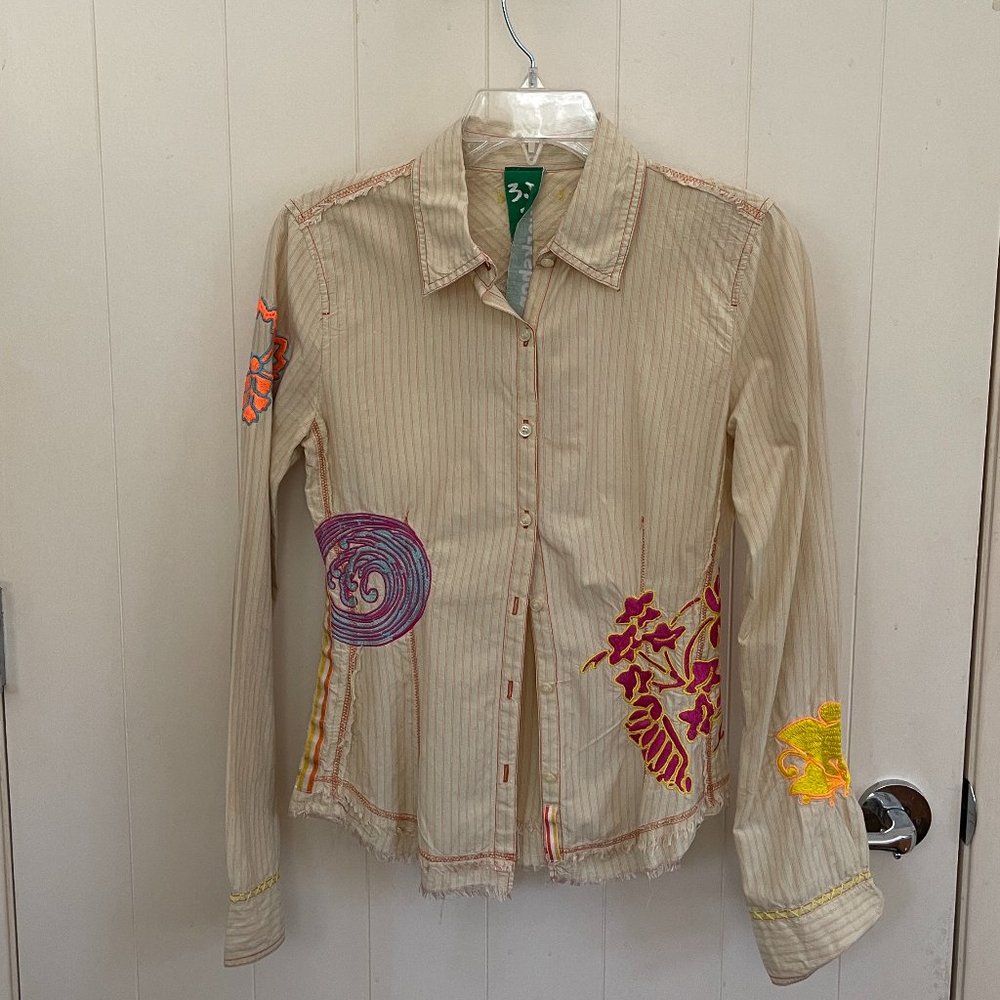 Johnny Was 3J Workshop shirt, Xsmall
